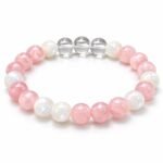 Mulank 6 Crystal Bracelet – Rose Quartz, Moonstone & Clear Quartz