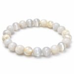Mulank 2 Crystal Bracelet – Moonstone, Pearl & Selenite