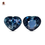 Blue Sapphire Pair - 0.74 Carats