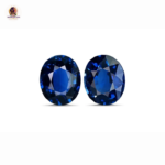 Blue Sapphire Pair - 0.86 Carats
