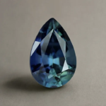 Teal Sapphire (Heated) 6x4 MM - 0.54 Carat
